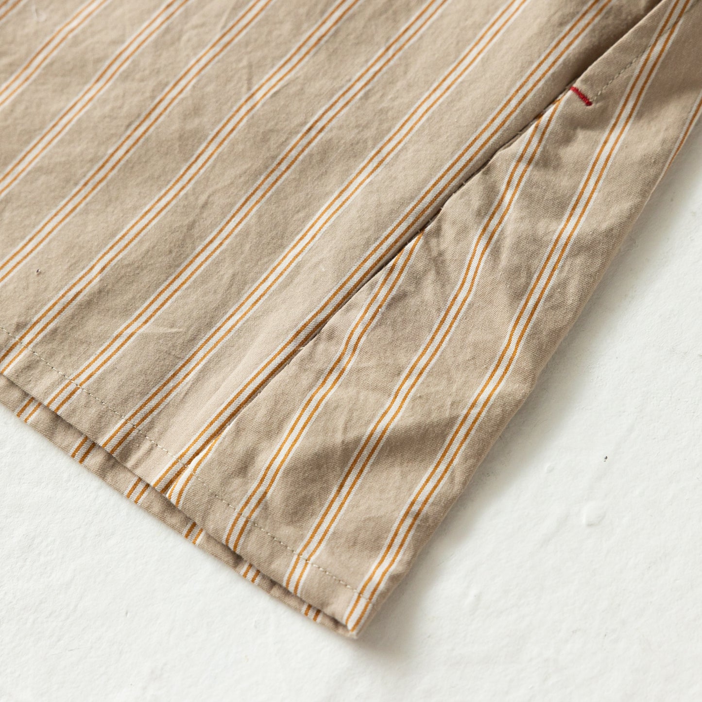 ラウンドカラーワンピース STRIPE