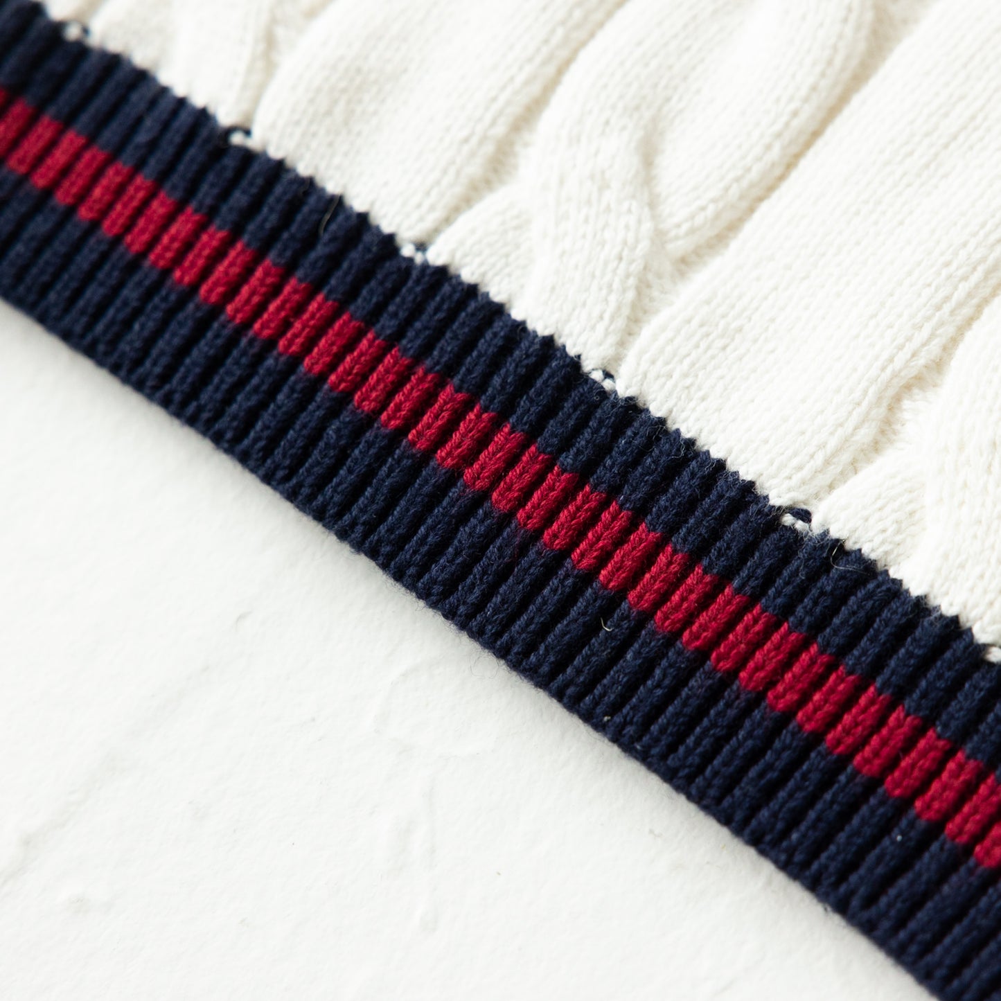 チルデンニットベスト OFF-WHITE