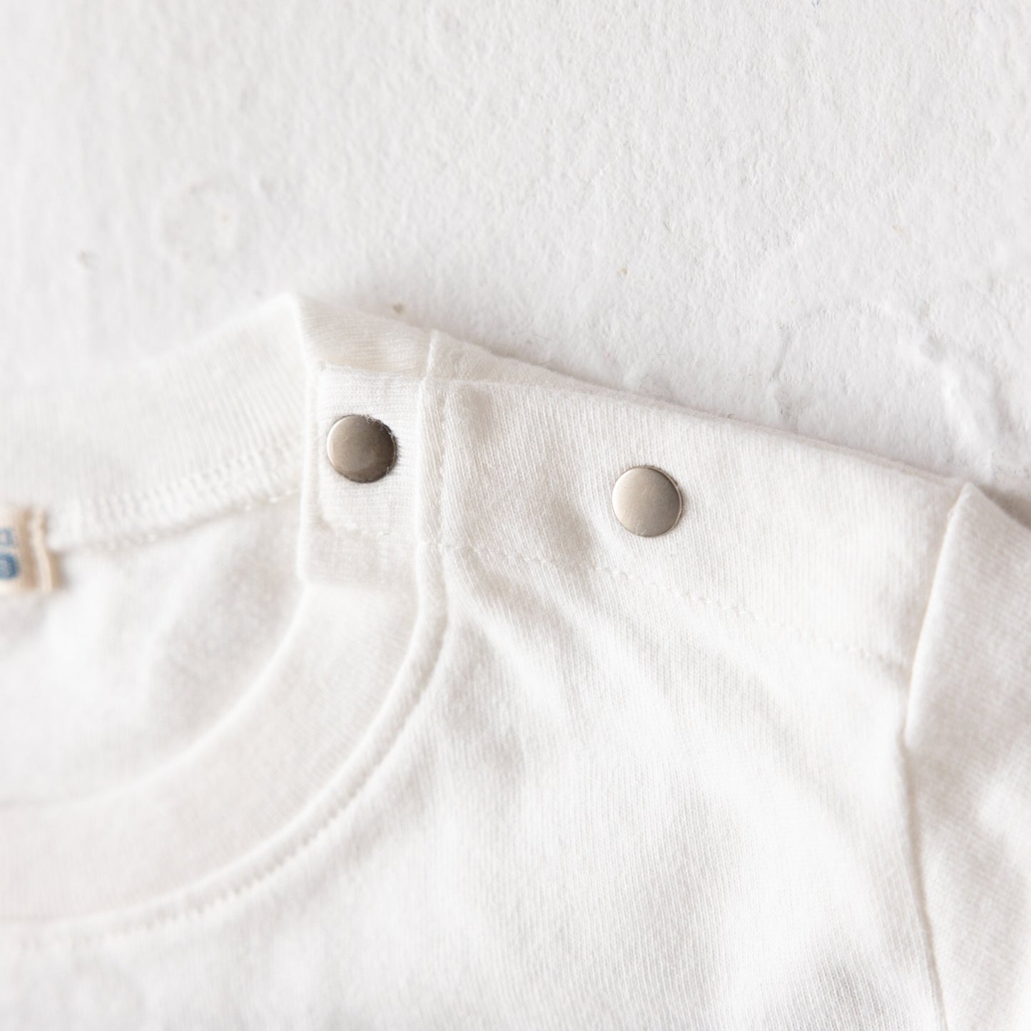 チェック切り替えTシャツ OFF-WHITE