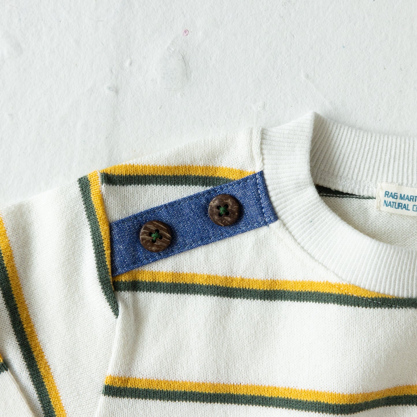 ノーカラーラガーシャツ OFF-WHITE