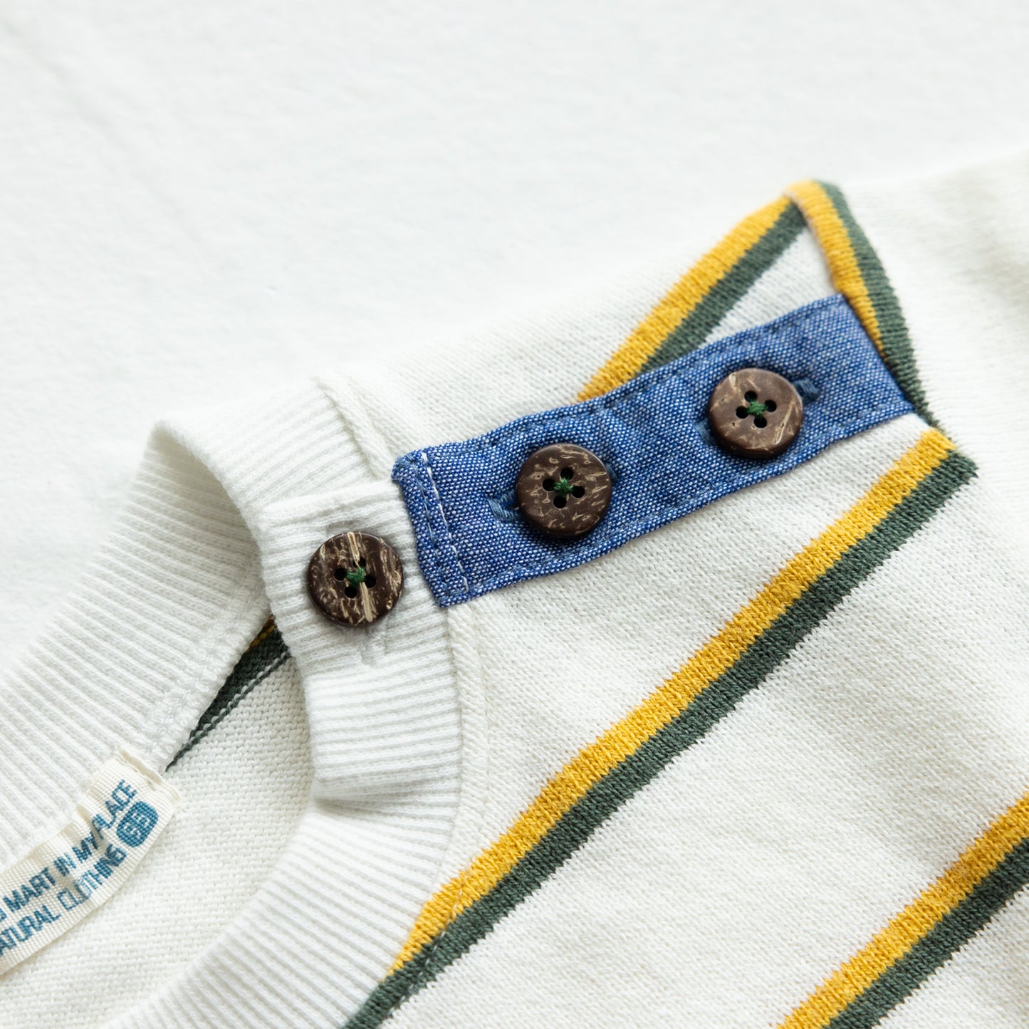 ノーカラーラガーシャツ OFF-WHITE