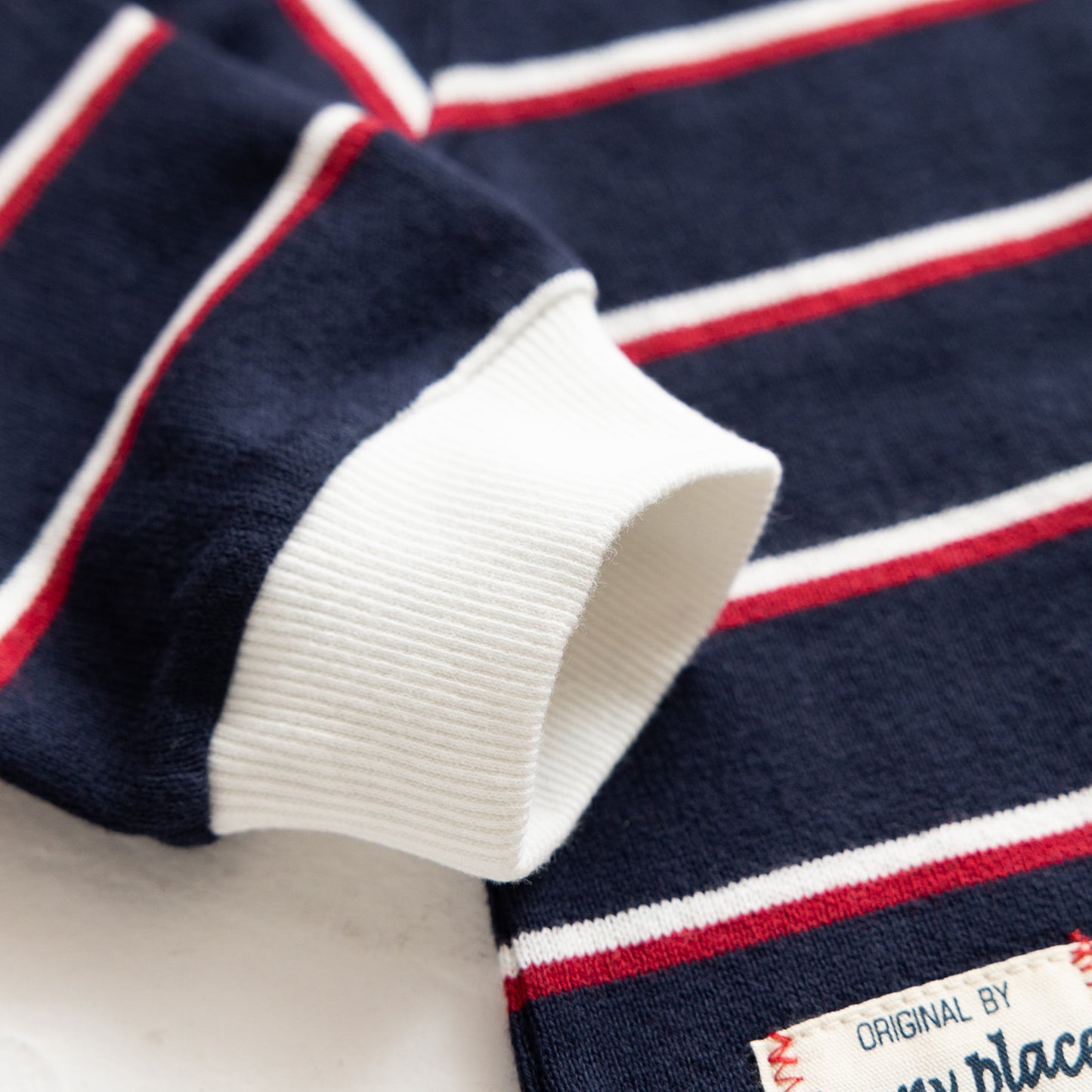 ノーカラーラガーシャツ NAVY