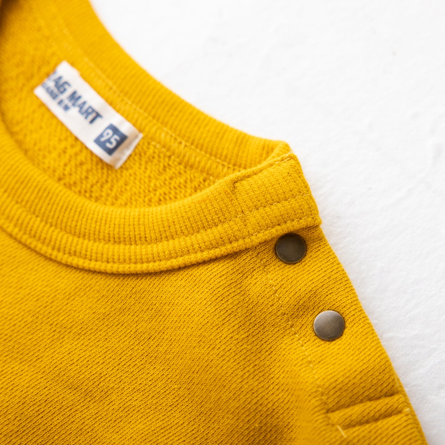 ジャカード袖トレーナー YELLOW