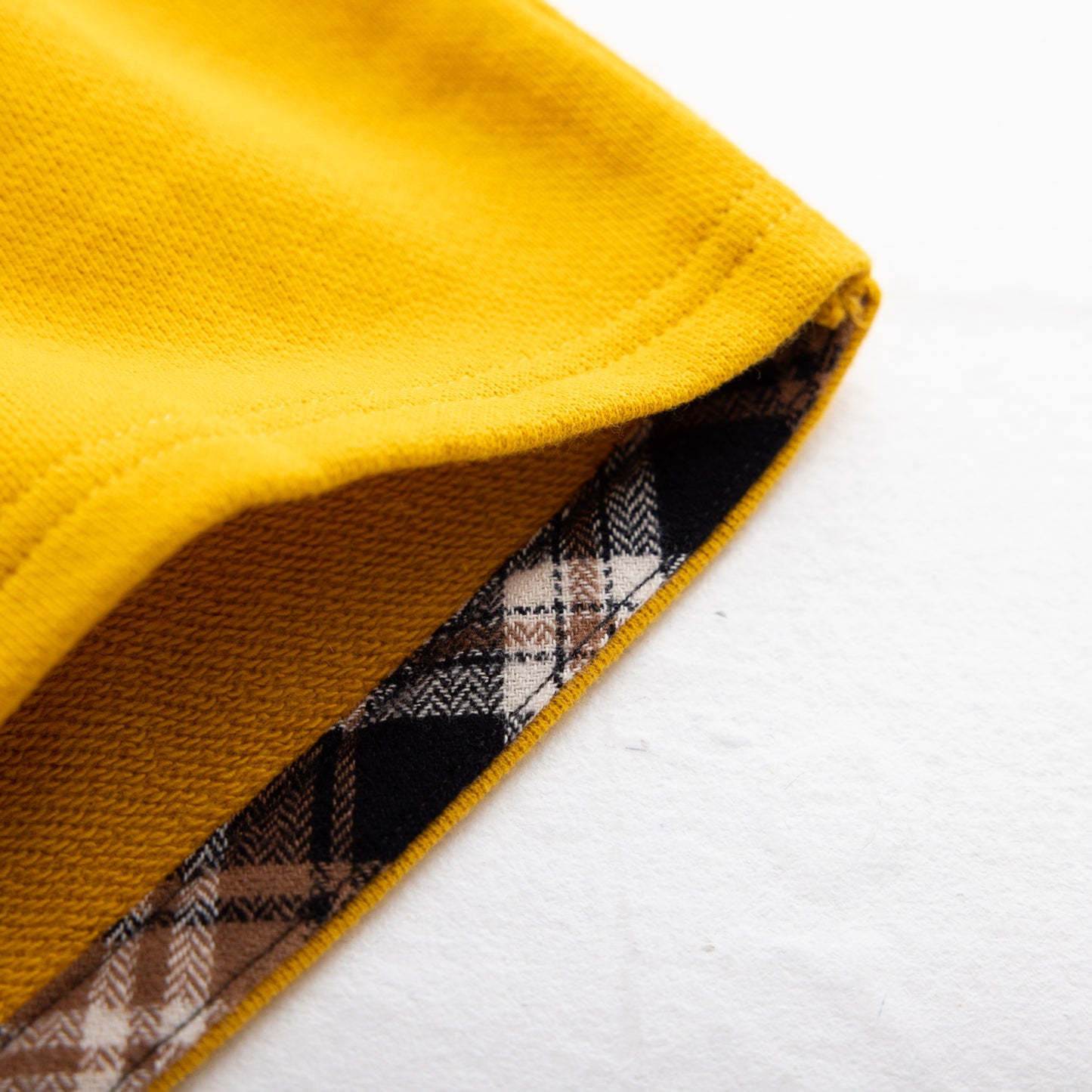 ジャカード袖トレーナー YELLOW