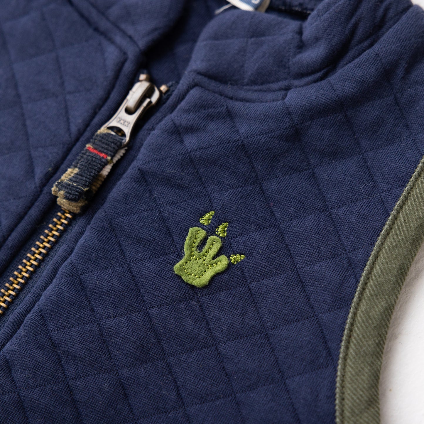 ニットキルトベスト NAVY