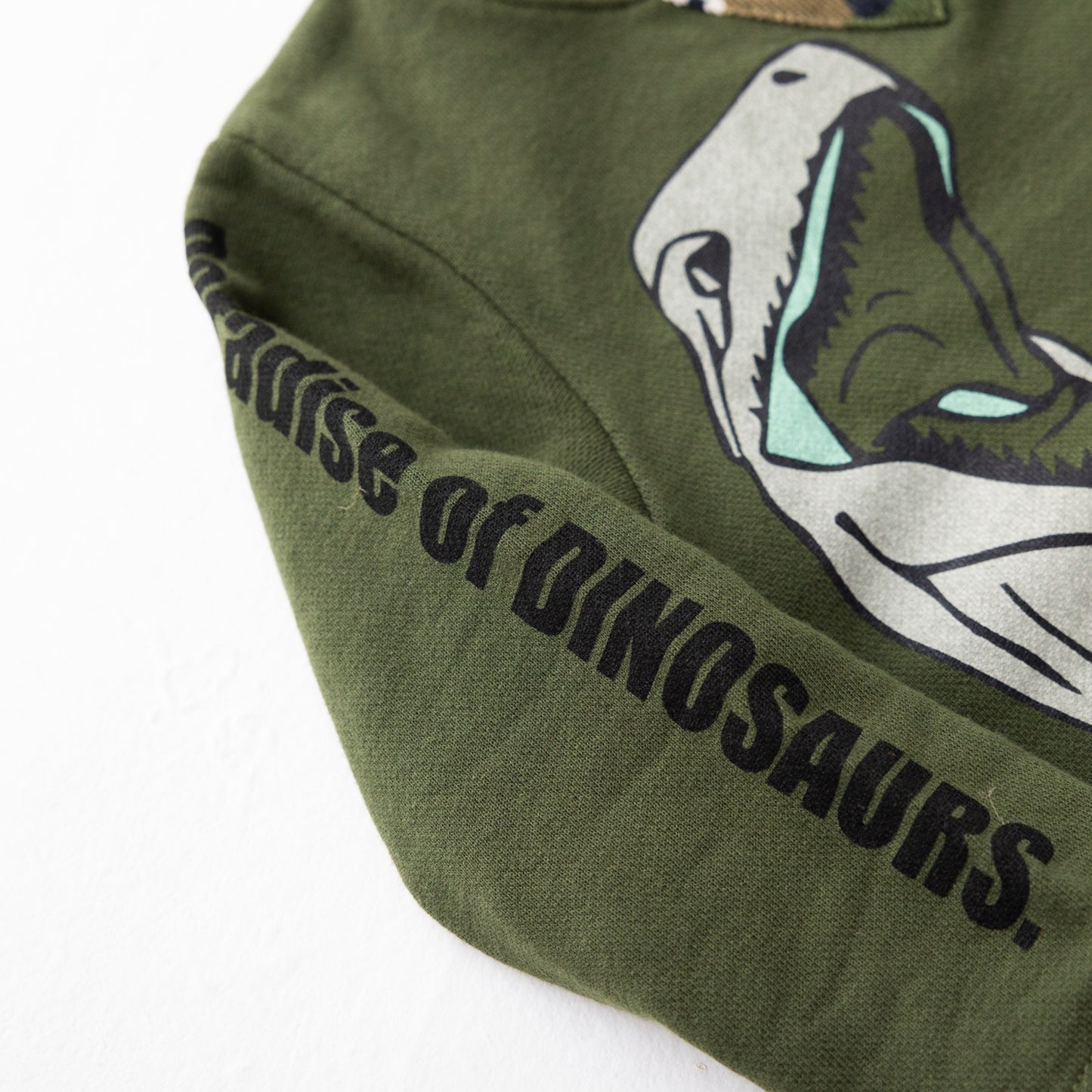 恐竜モチーフトレーナー KHAKI
