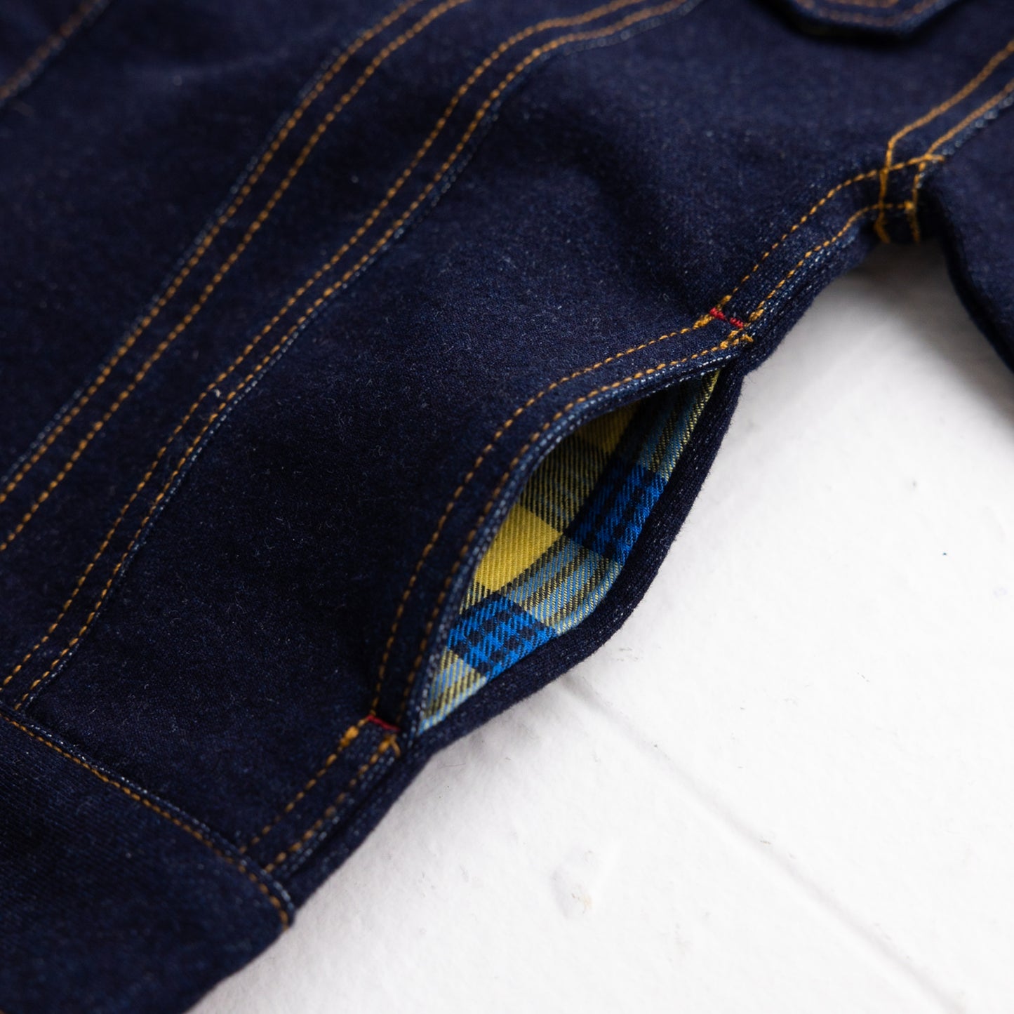 デニムニットジャケット NAVY