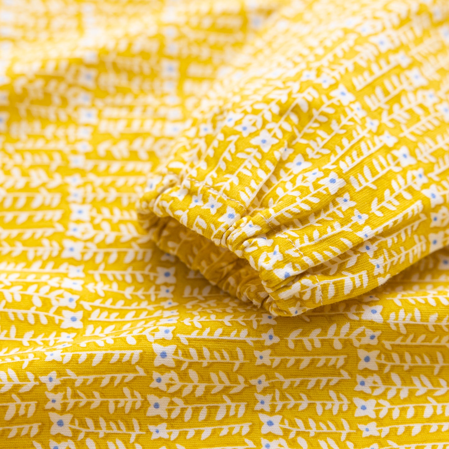 ラウンドカラーチュニックTシャツ YELLOW