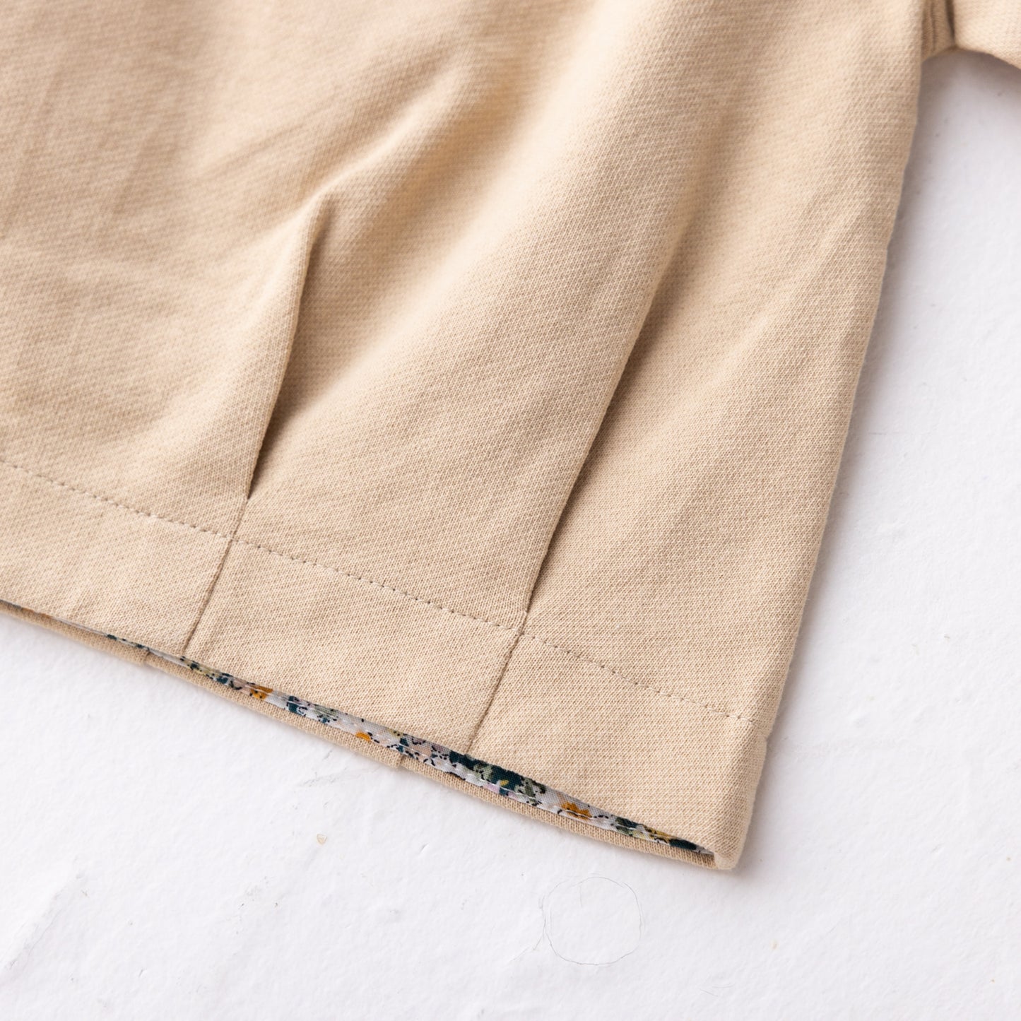 ブッファンスリーブミニ裏毛カーディガン BEIGE