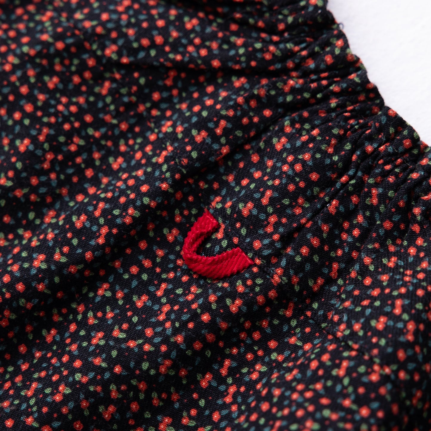 プリントチュニックブラウス RED