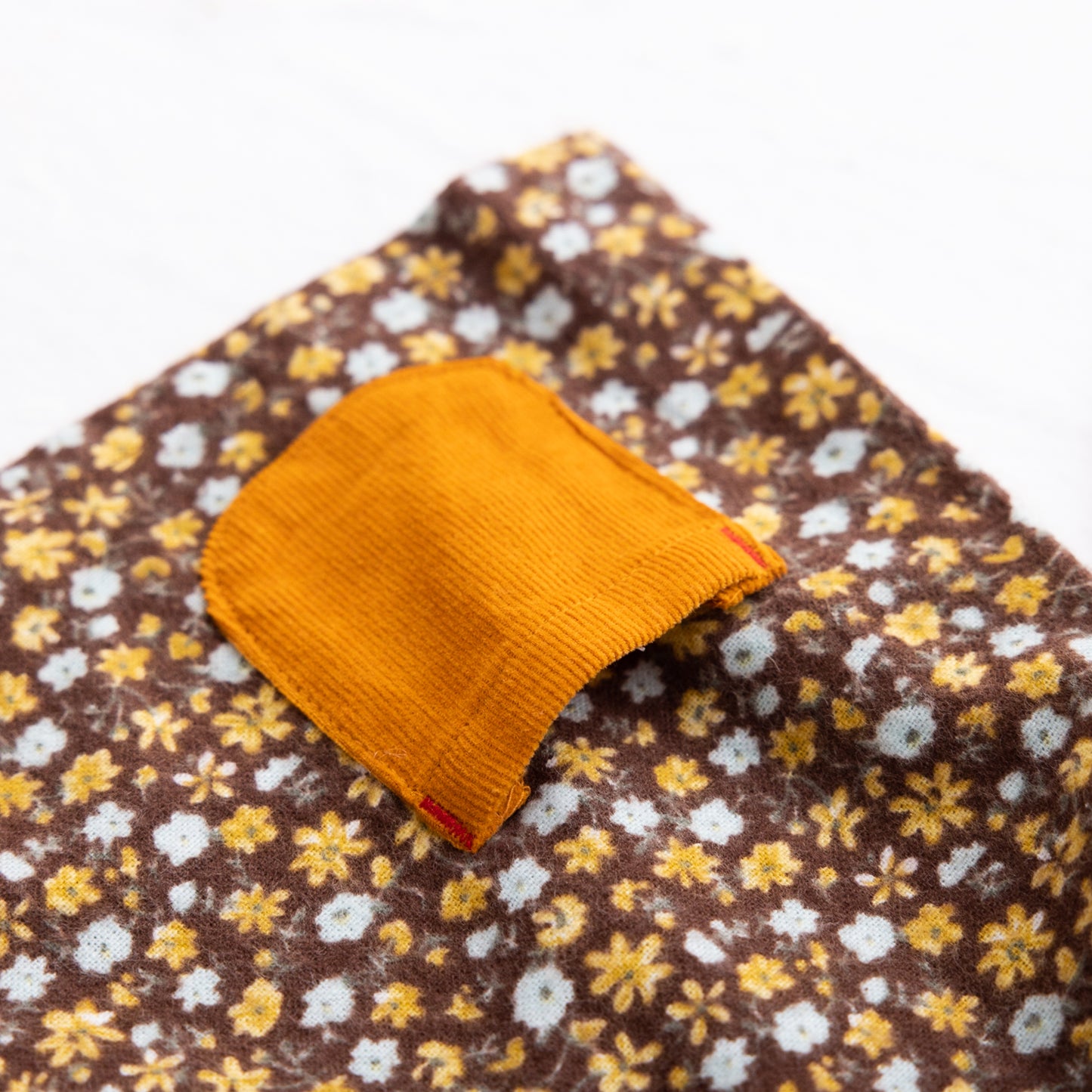 プリントチュニックブラウス BROWN