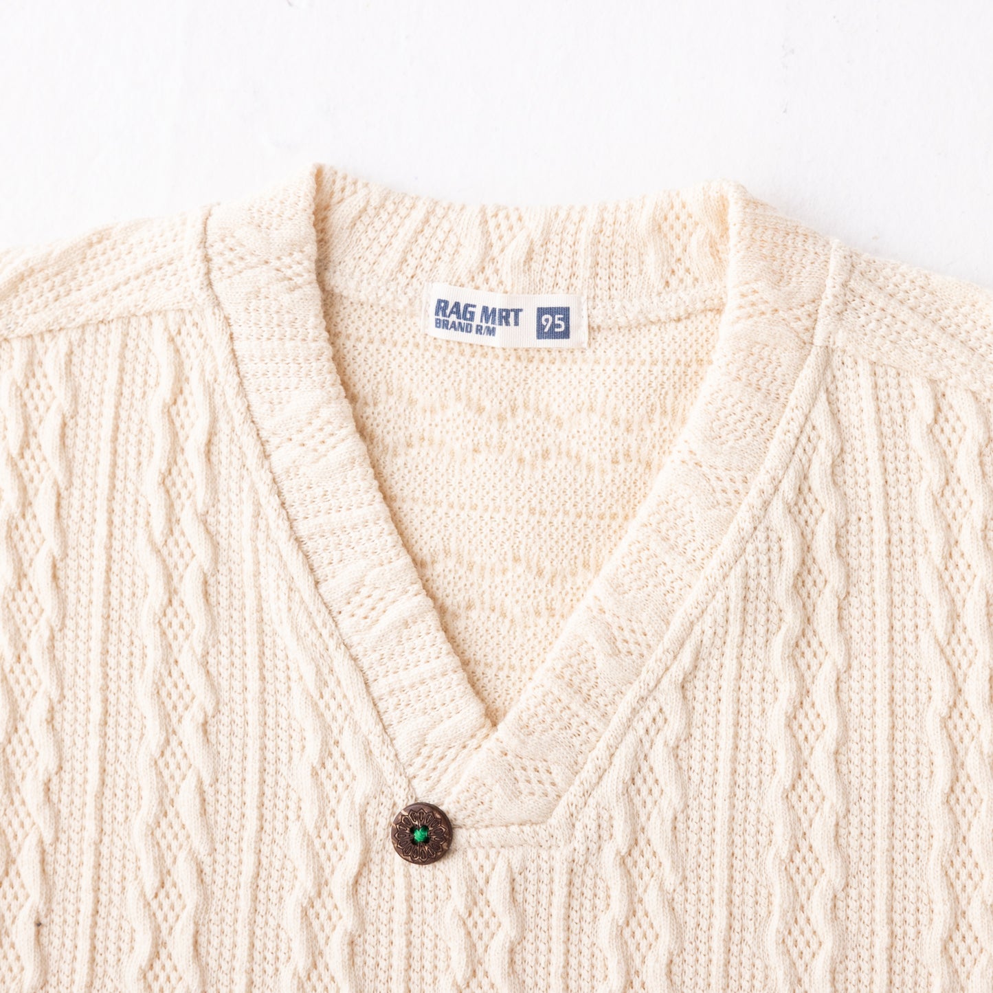 ワイドニットベスト IVORY