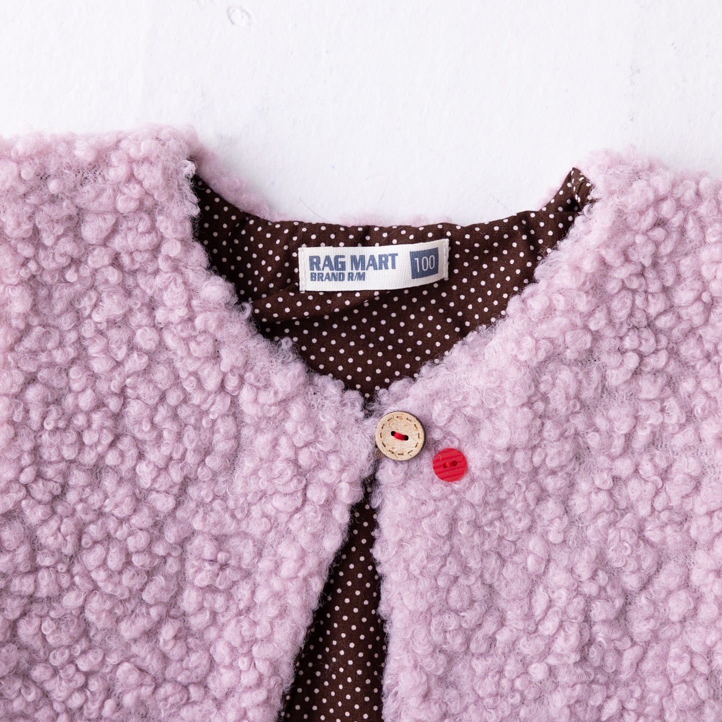 ボアロングベスト PINK