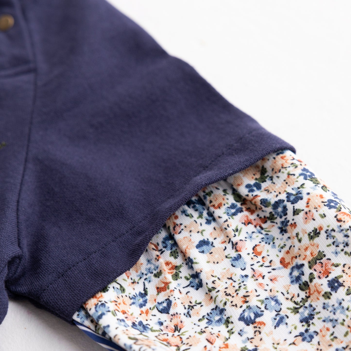 レイヤード風トレーナー NAVY