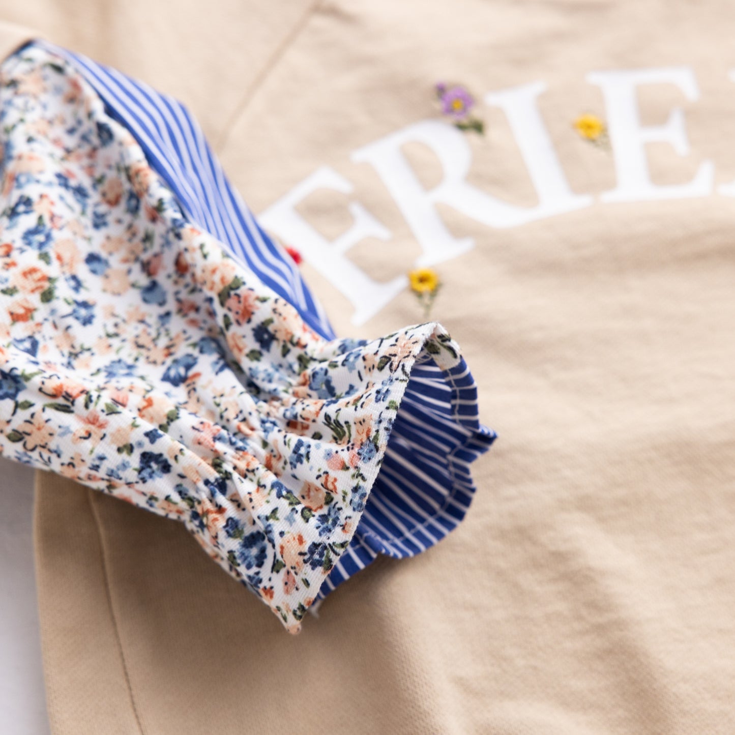 レイヤード風トレーナー BEIGE