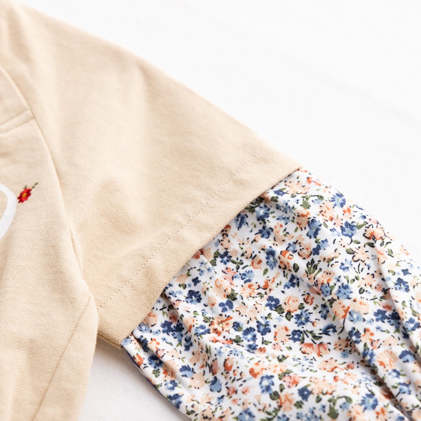 レイヤード風トレーナー BEIGE