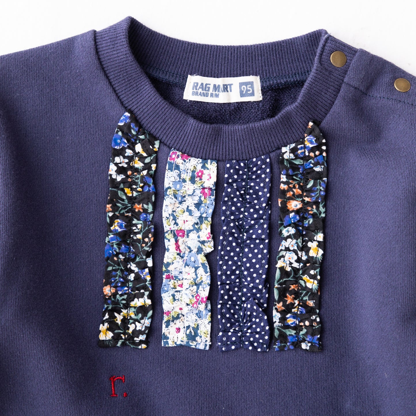フリルチュニックトレーナー NAVY