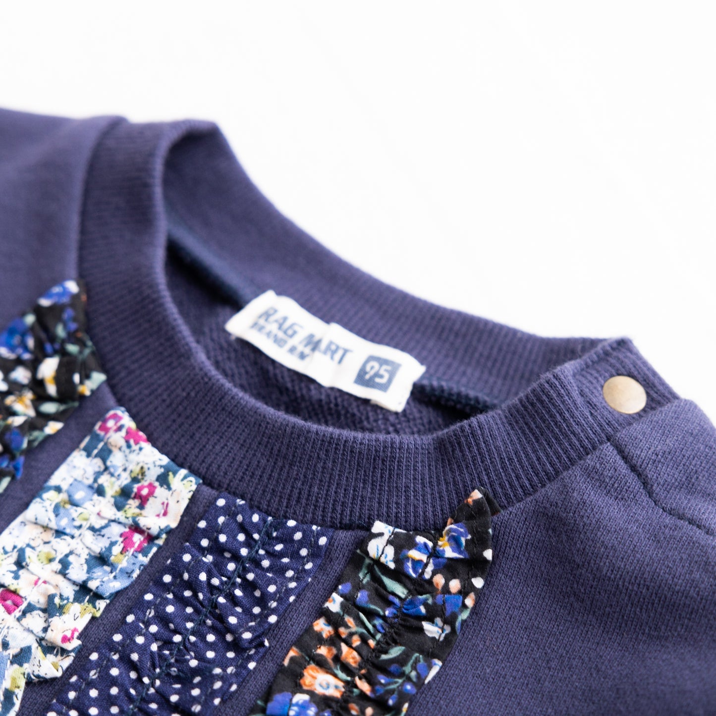 フリルチュニックトレーナー NAVY