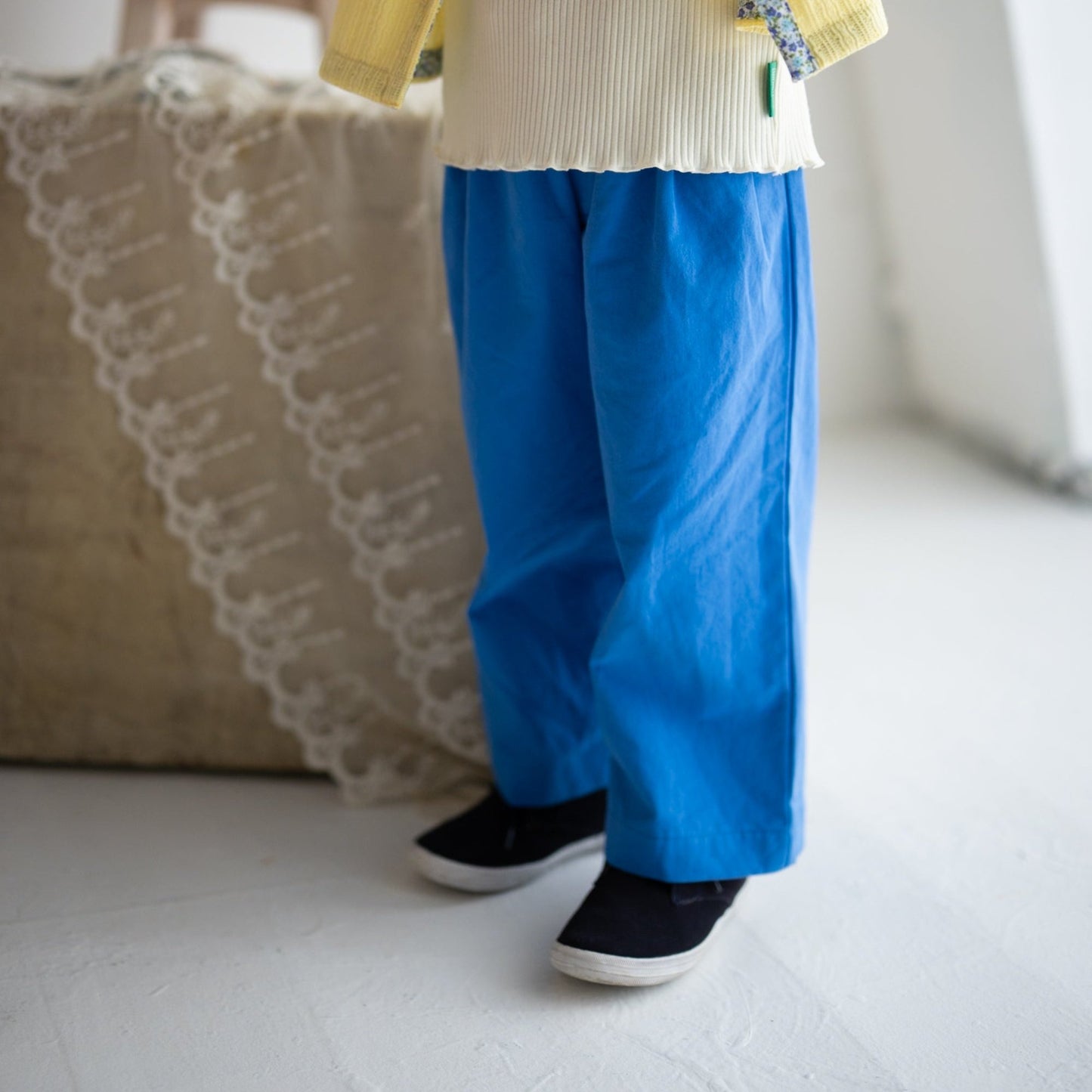 ワイドパンツ BLUE