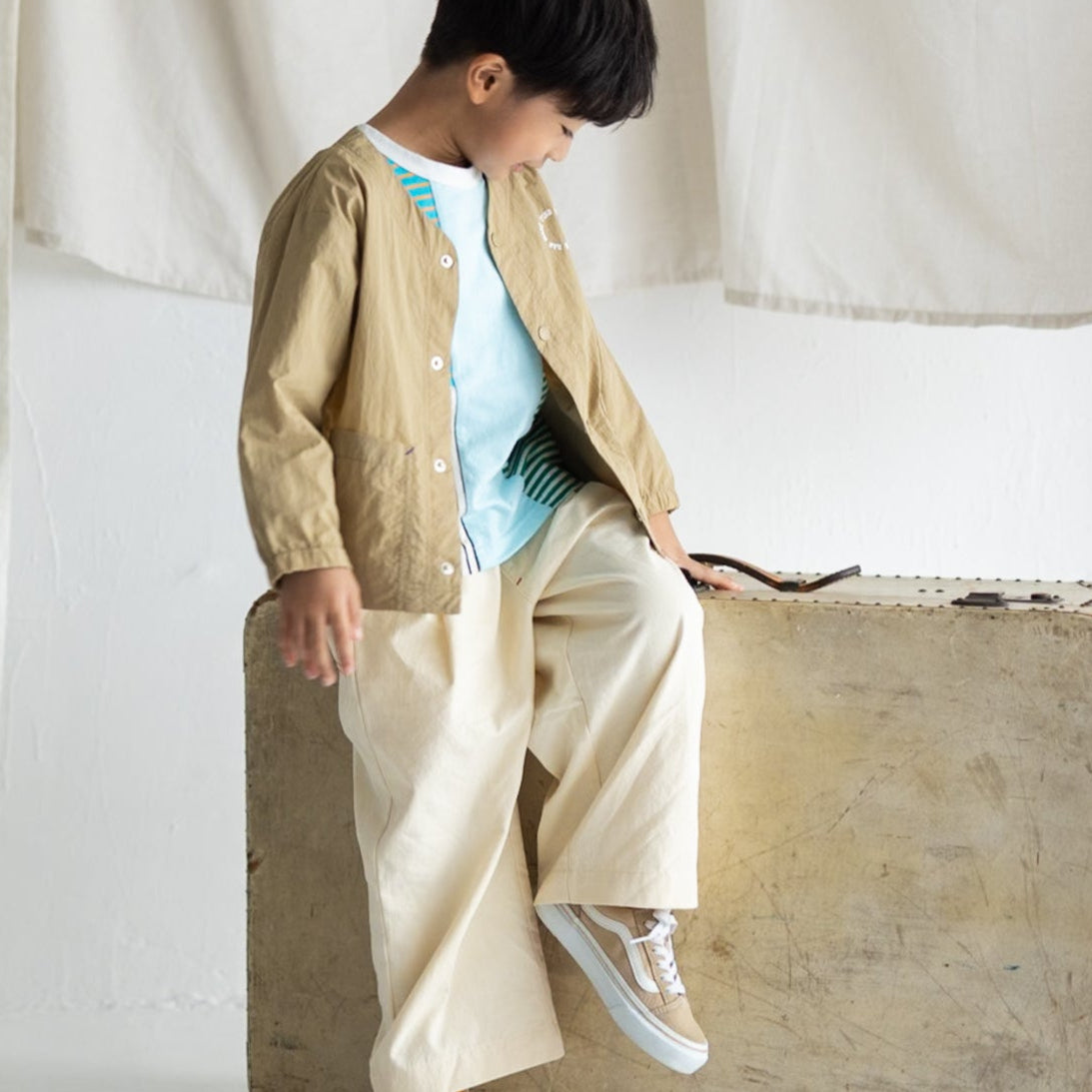 スプリングナイロンジャケット CAMEL