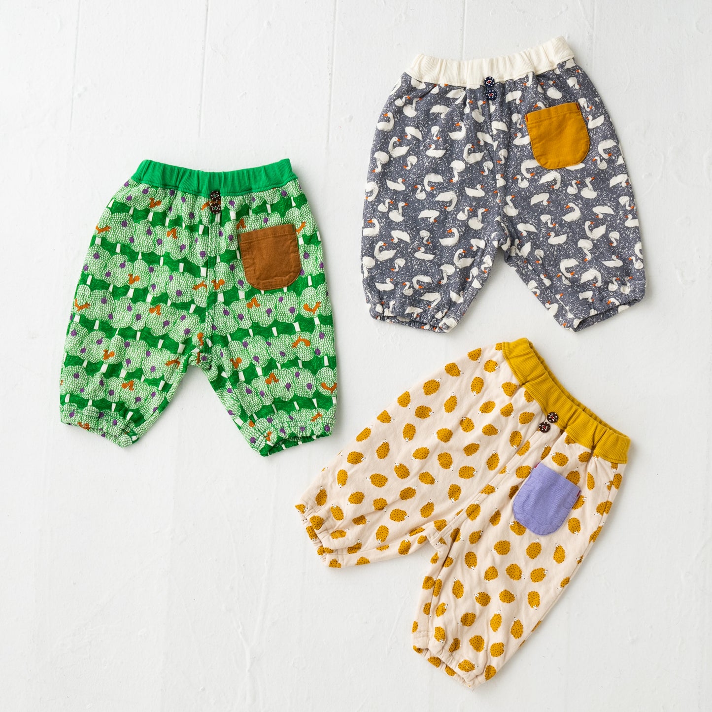 デザインプリントパンツ GREEN