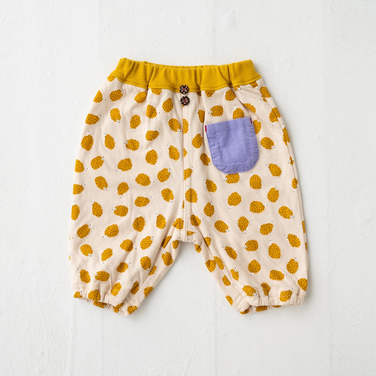 デザインプリントパンツ YELLOW