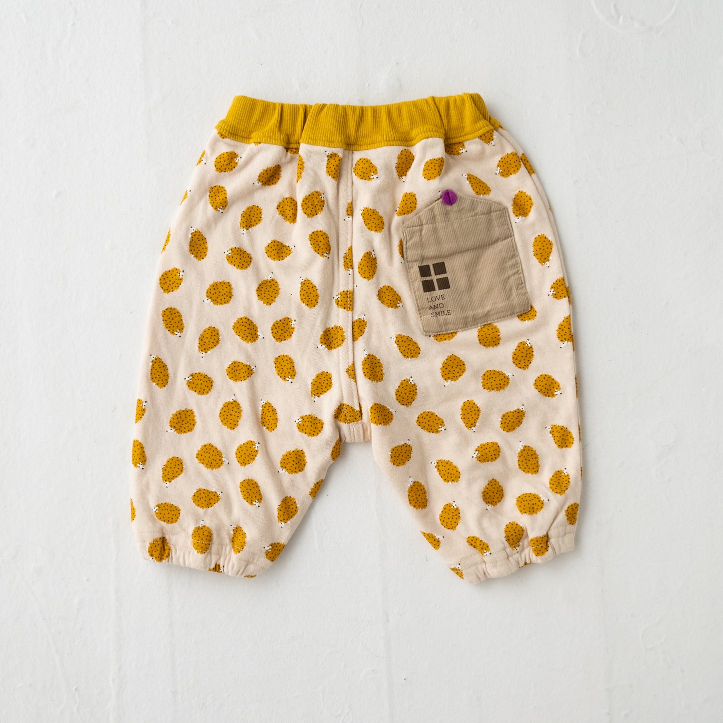 デザインプリントパンツ YELLOW