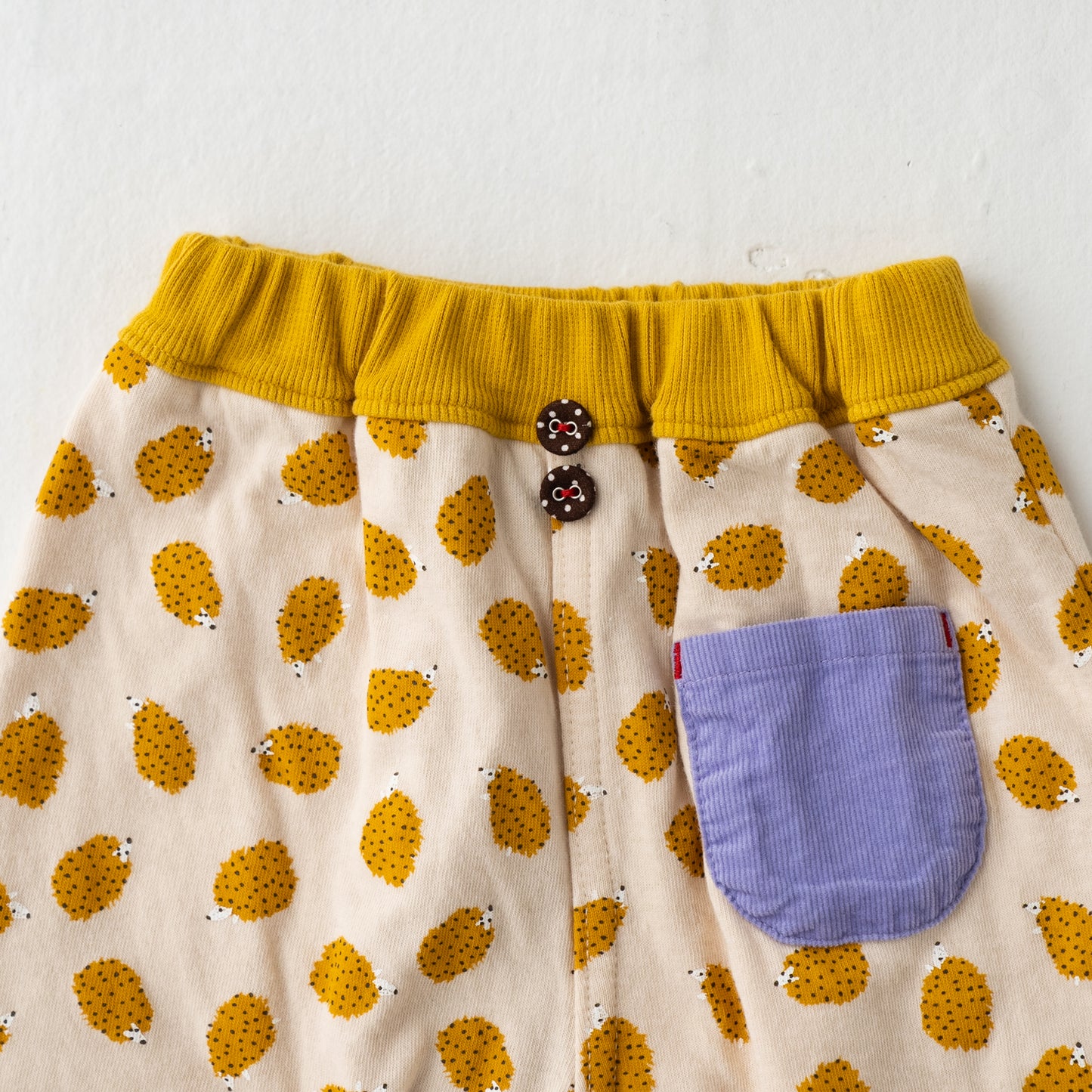 デザインプリントパンツ YELLOW