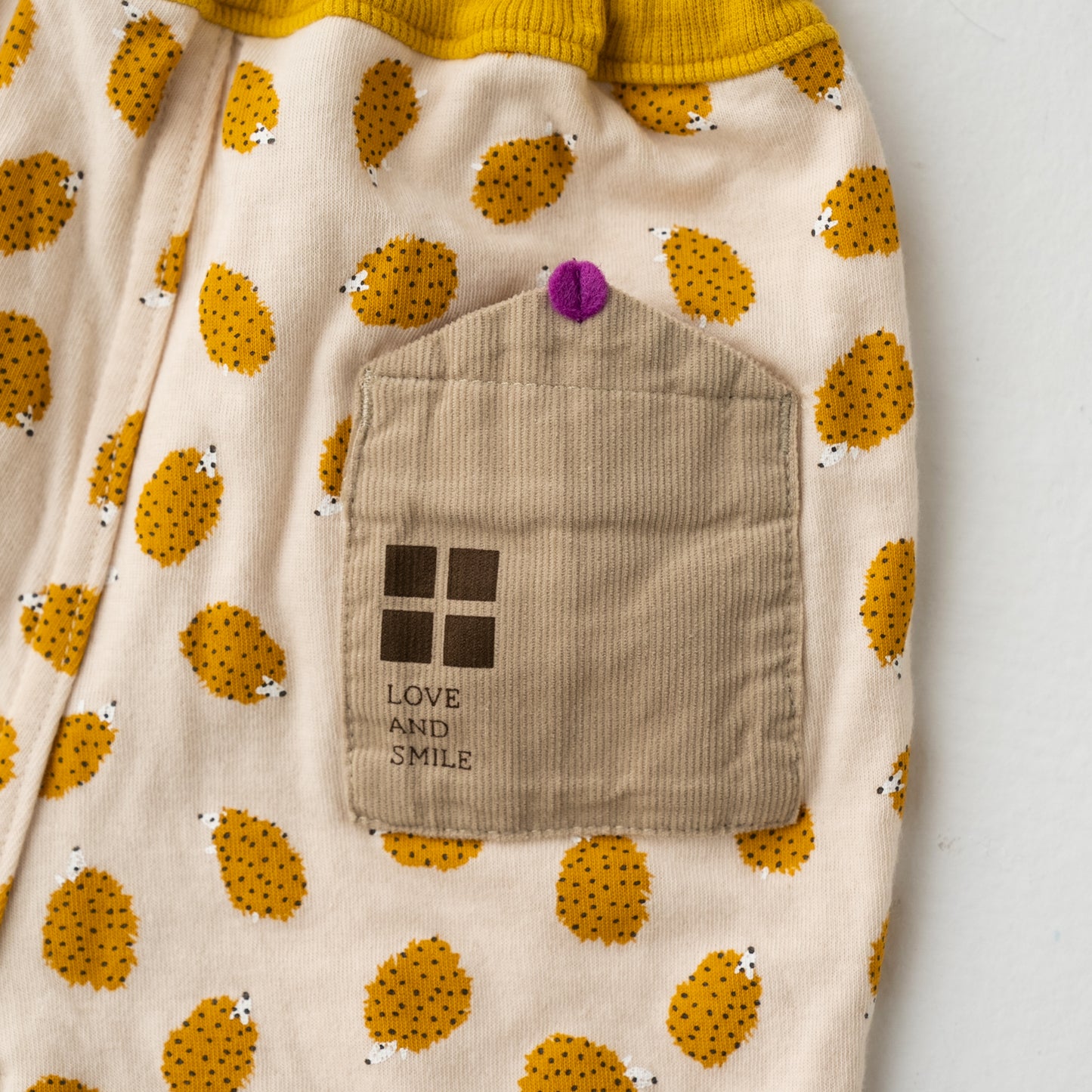 デザインプリントパンツ YELLOW