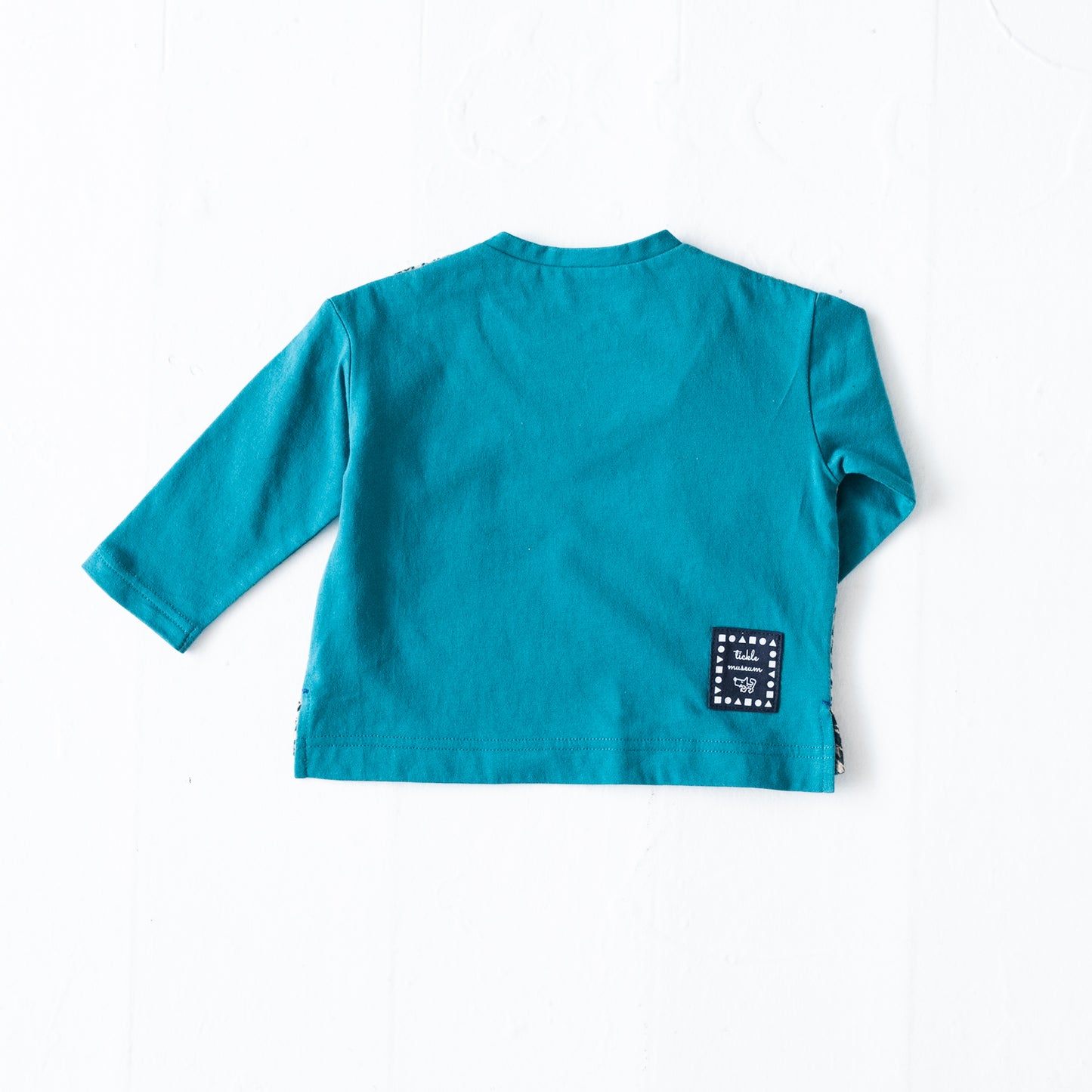 レイヤード風Tシャツ&パンツセット GREEN