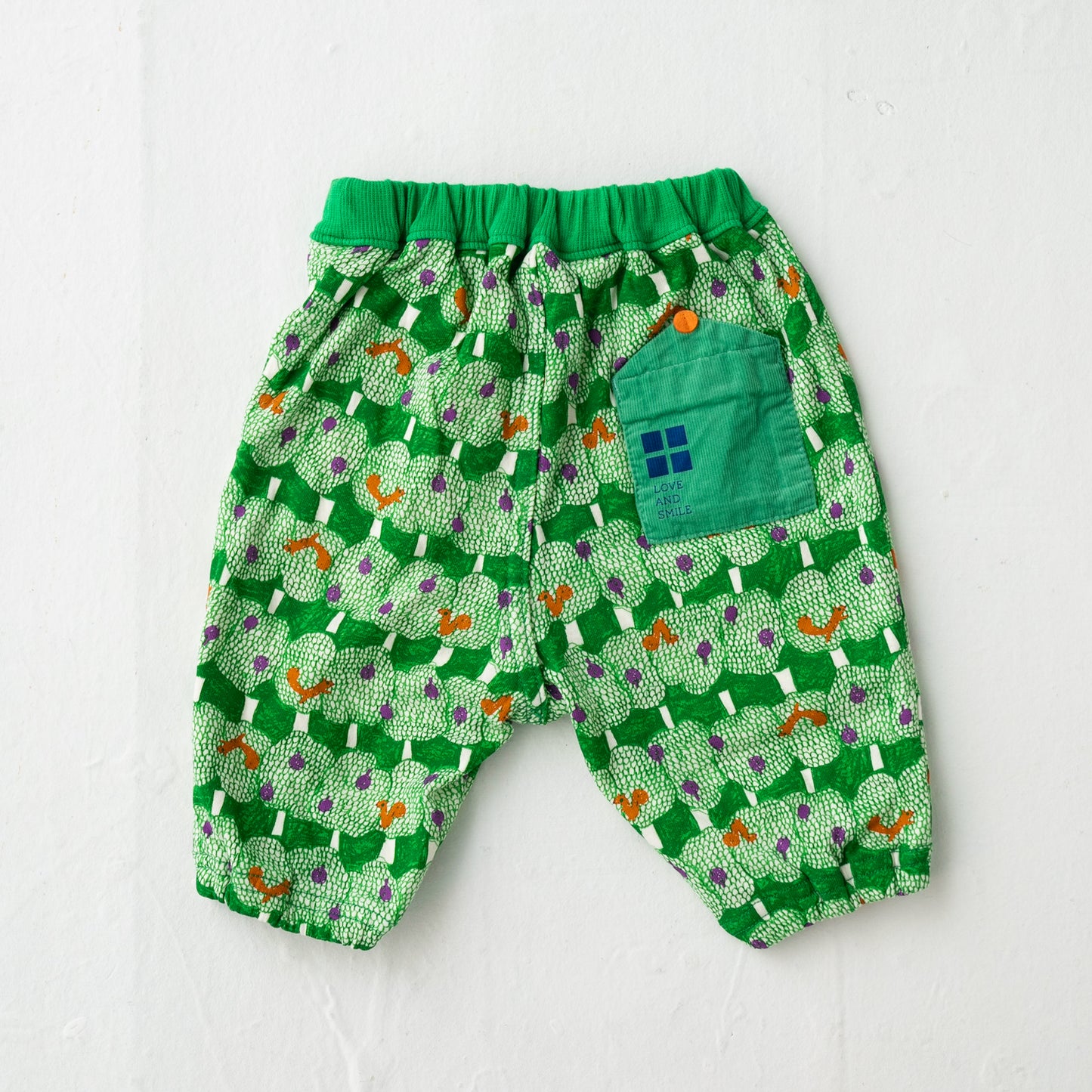 デザインプリントパンツ GREEN