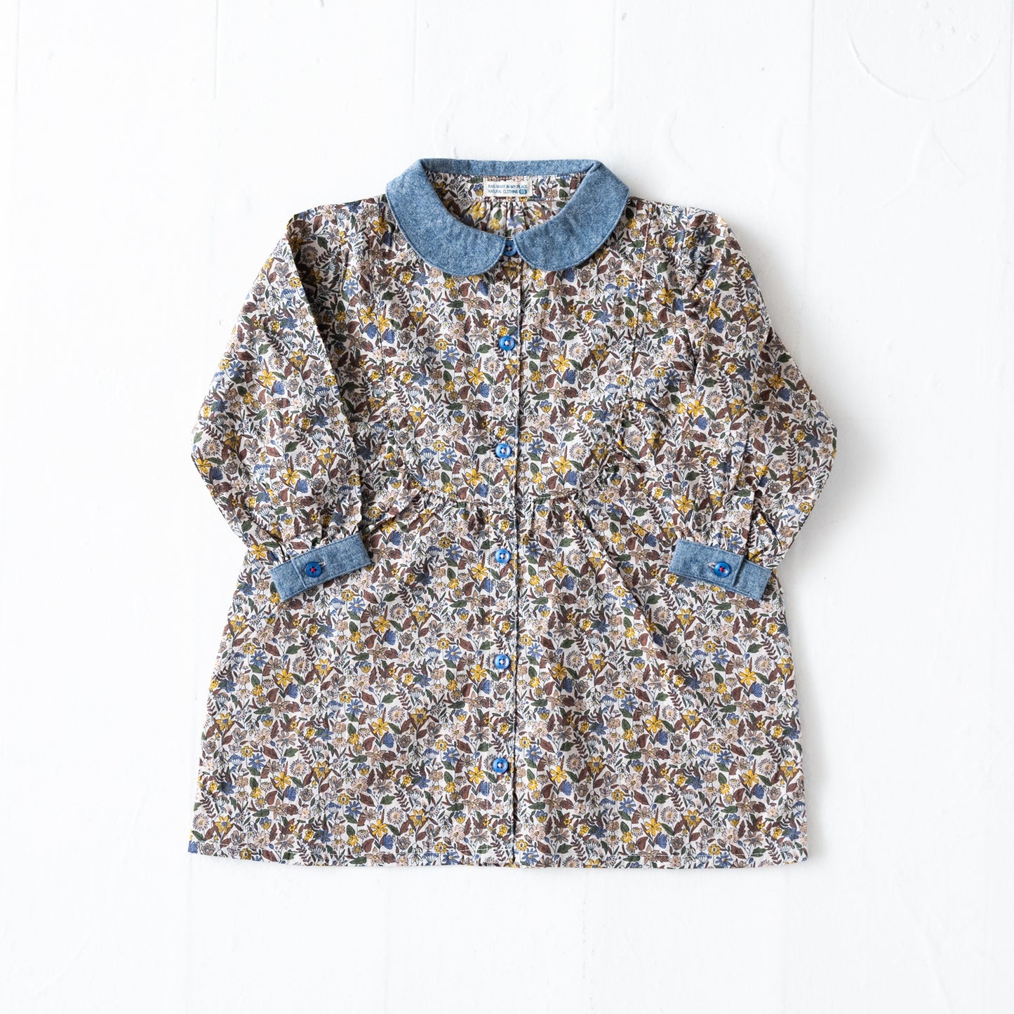 ラウンドカラーワンピース BEIGE