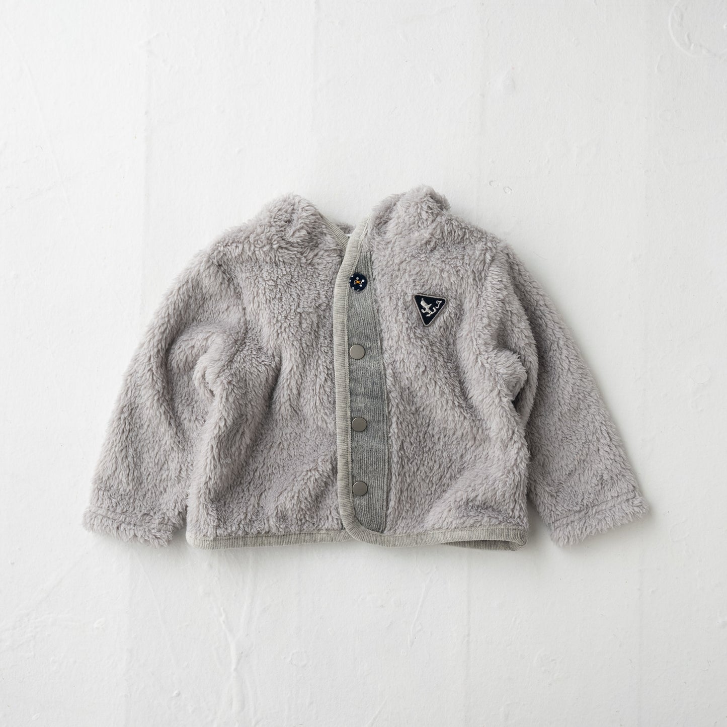 ボアフードジャケット GREY