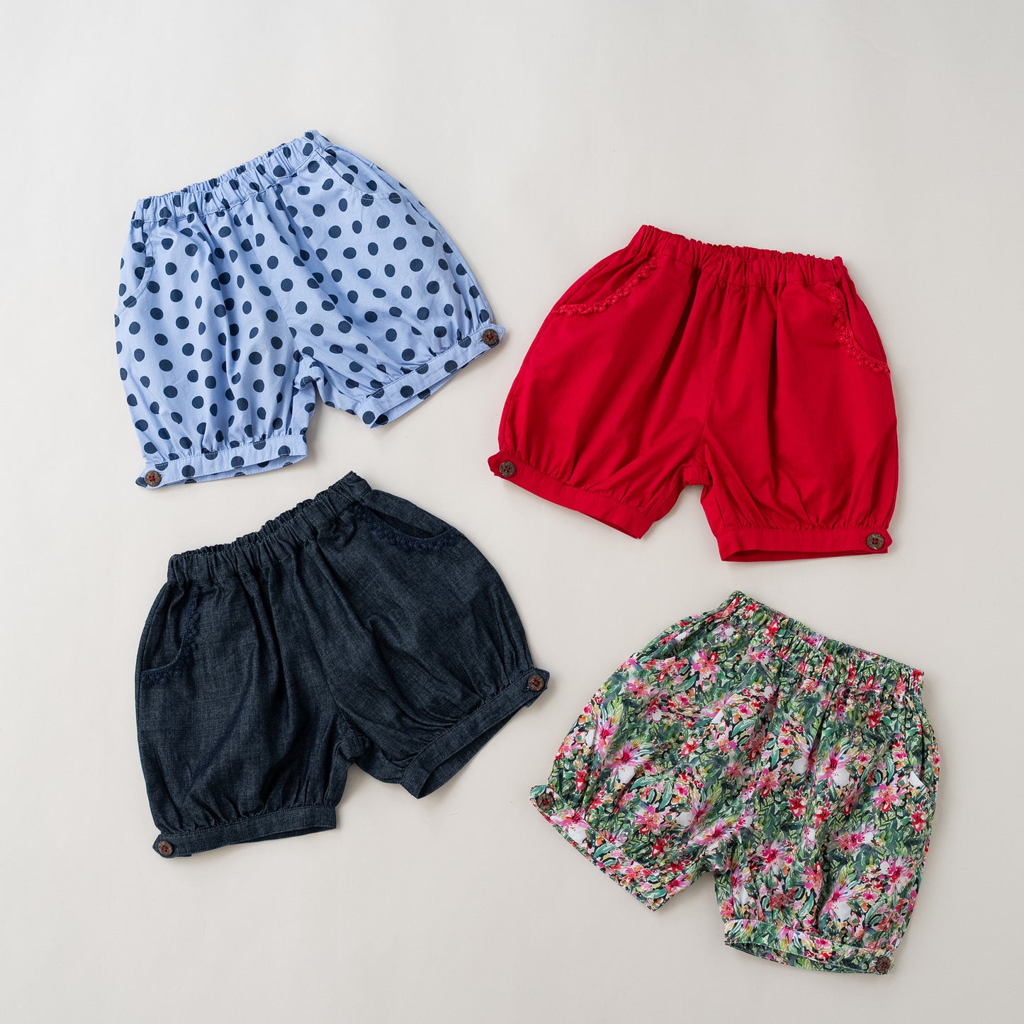 ショートバルーンパンツ NAVY