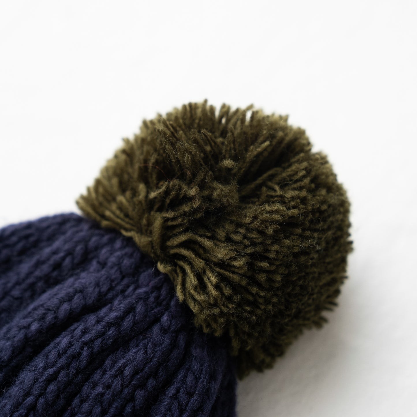 ぼん天ニットキャップ NAVY