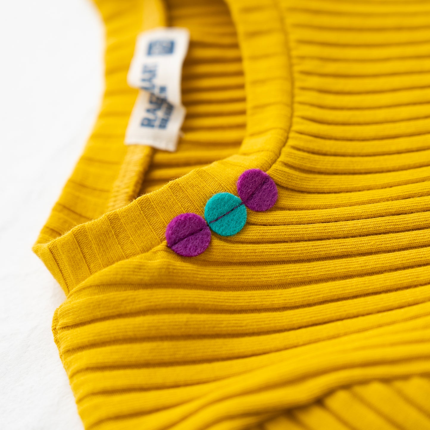 ワイドテレコTシャツ YELLOW