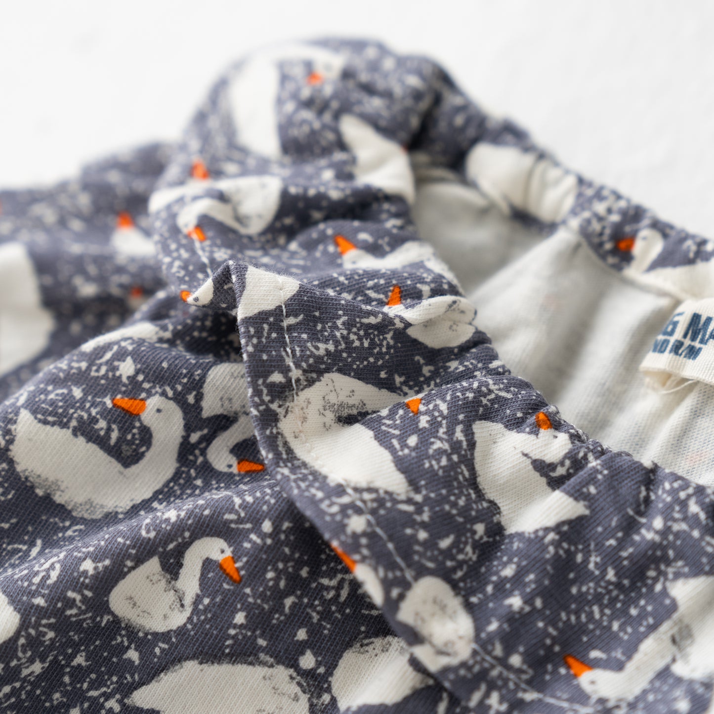 ラウンドカラーチュニックTシャツ GREY