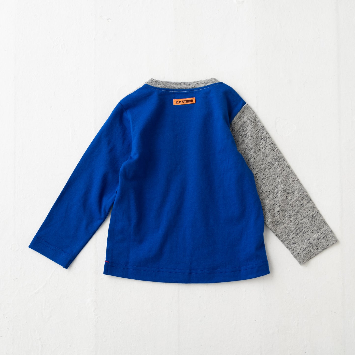 配色切り替えTシャツ GREY