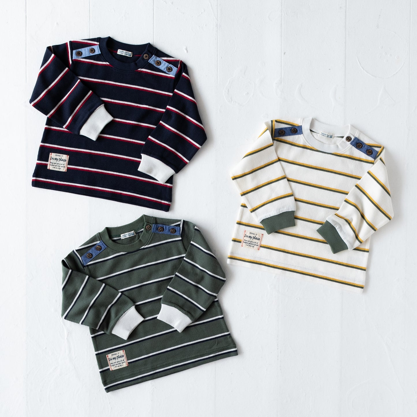 ノーカラーラガーシャツ OFF-WHITE
