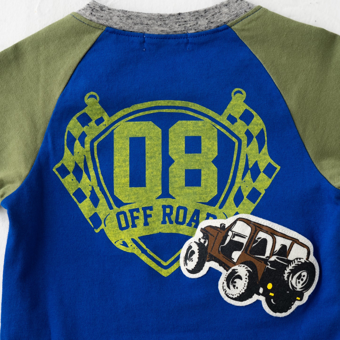ジープワッペンTシャツ BLUE