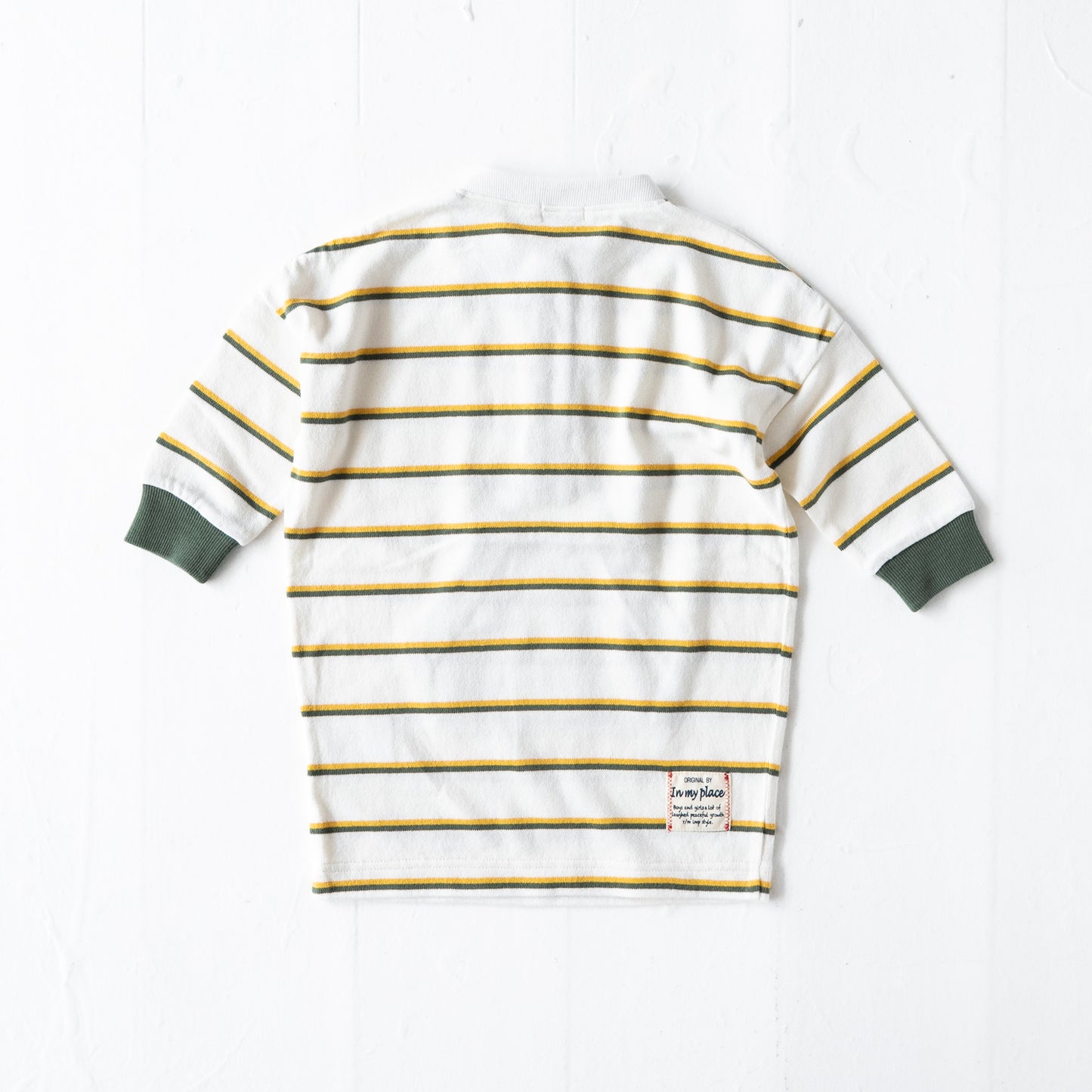 ノーカラーラガーシャツワンピース OFF-WHITE