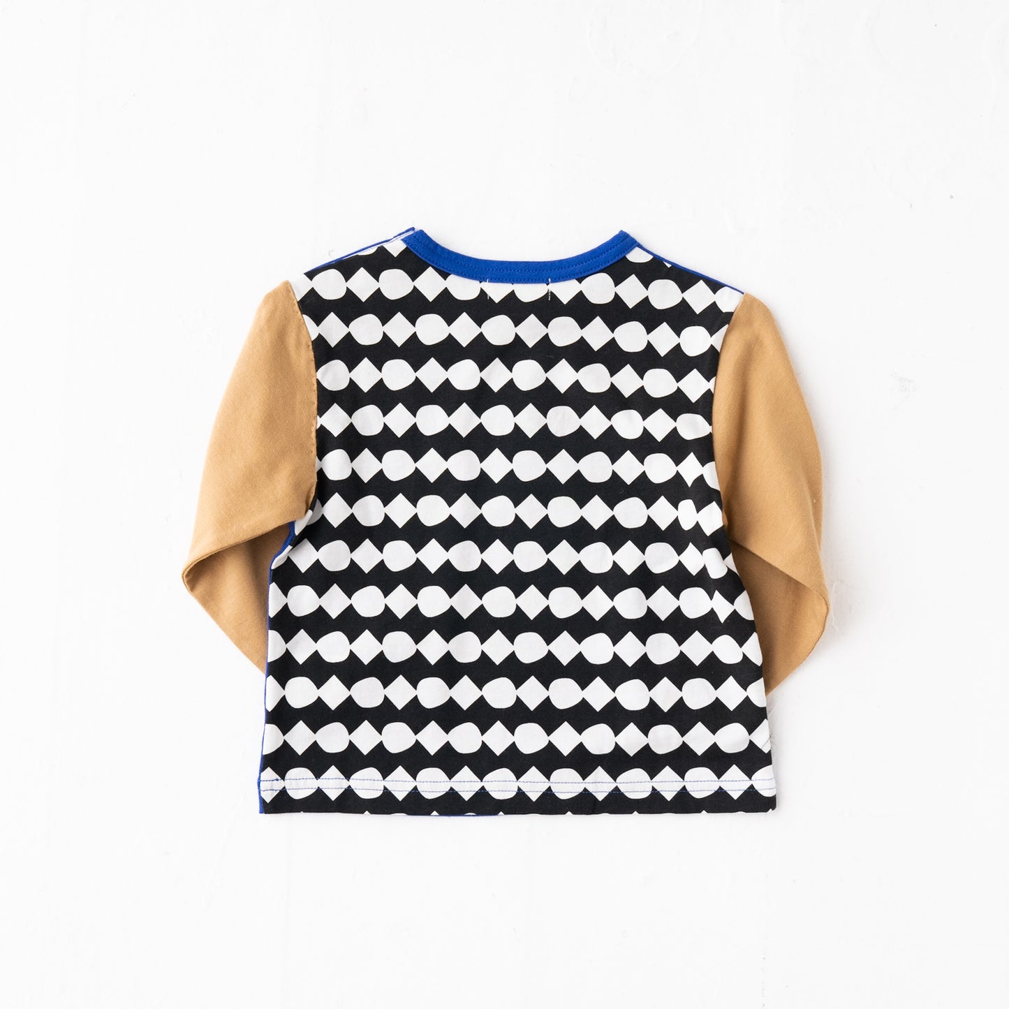 クレイジーパターンTシャツ BLUE