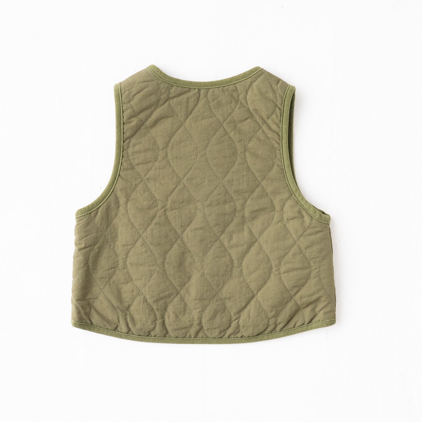 リバーシブルナイロンライトベスト KHAKI