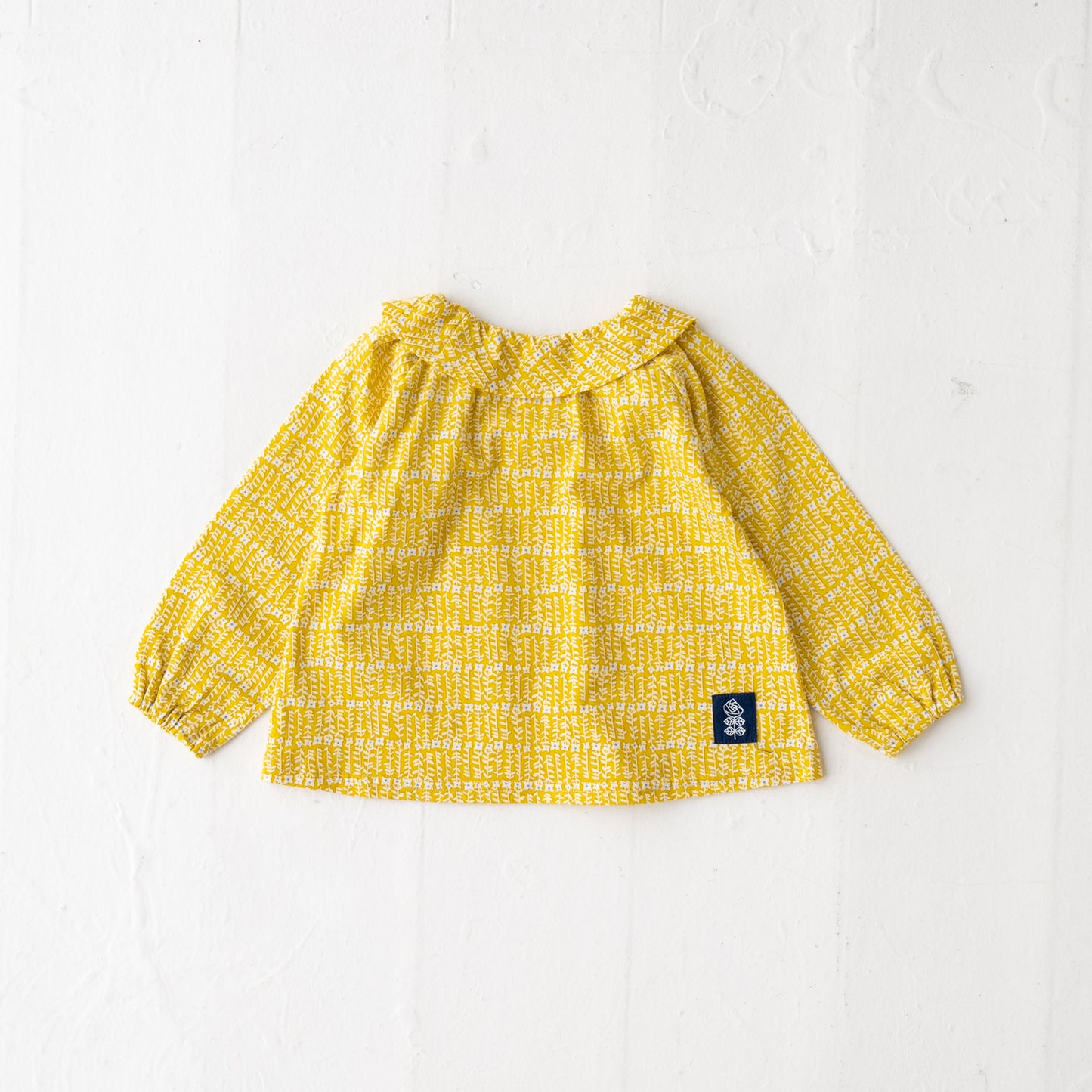 ラウンドカラーチュニックTシャツ YELLOW