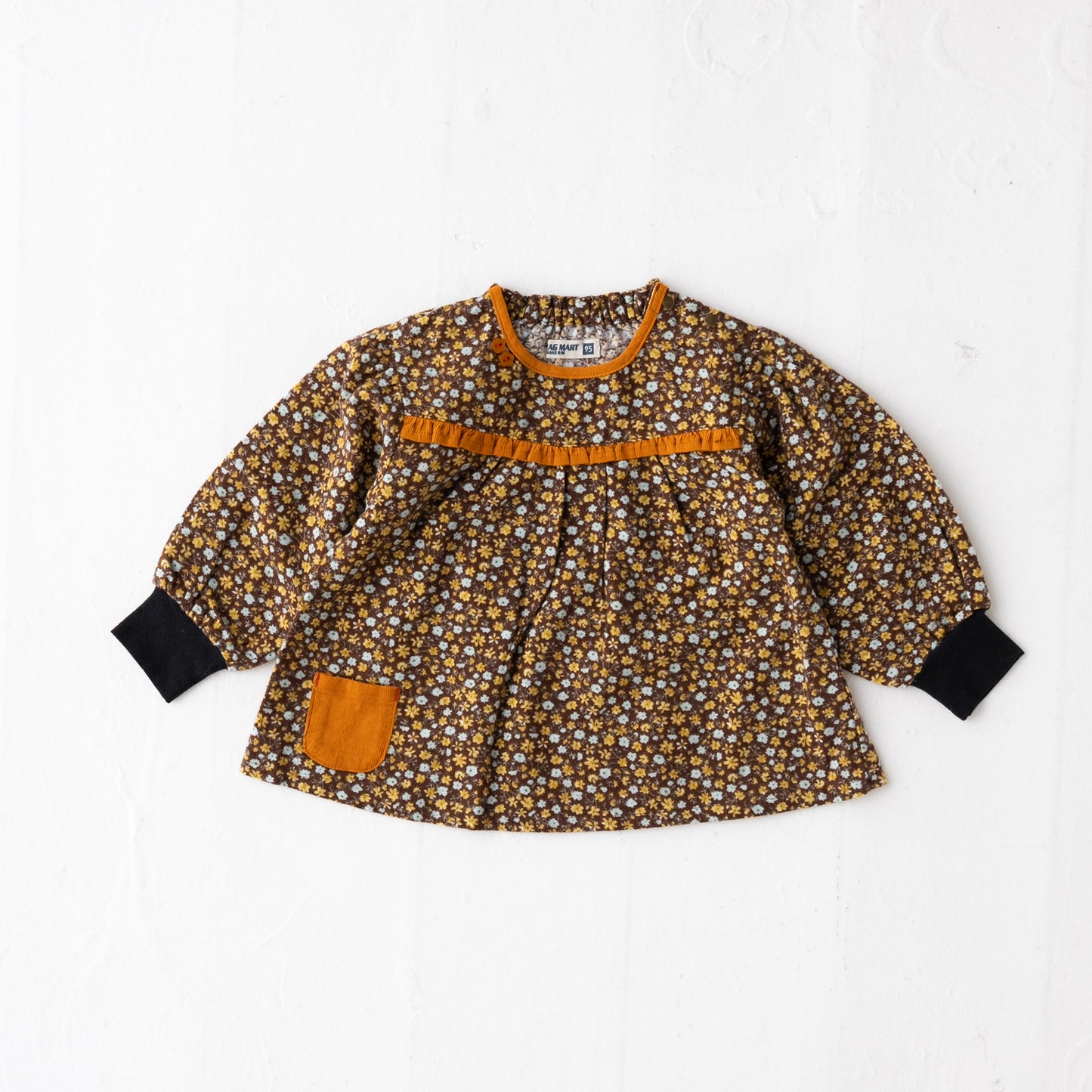 プリントチュニックブラウス BROWN