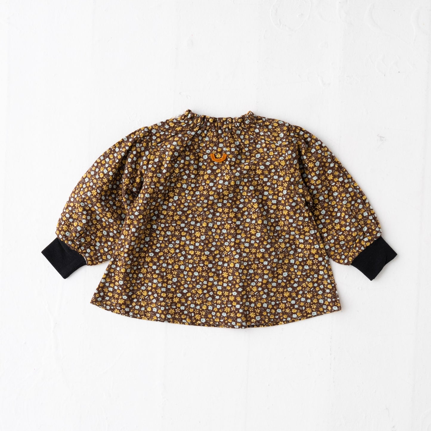 プリントチュニックブラウス BROWN
