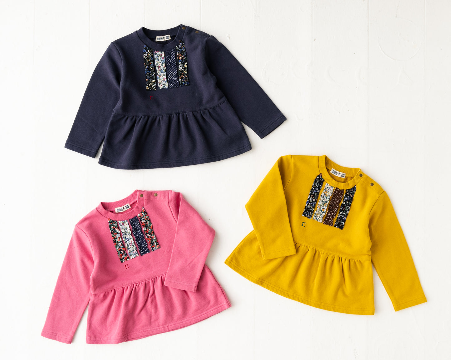 フリルチュニックトレーナー NAVY