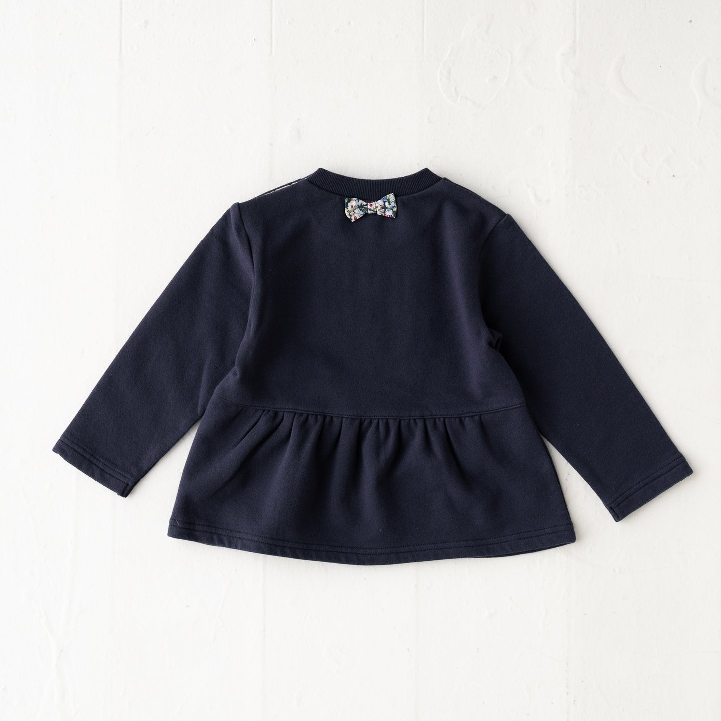 フリルチュニックトレーナー NAVY