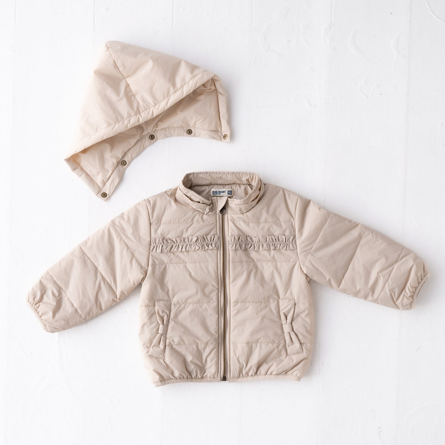 女児サーモライトブルゾン BEIGE