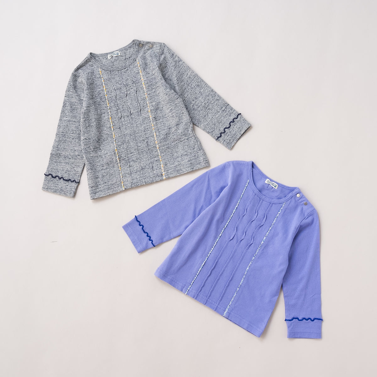 タックデザインTシャツ GRAY